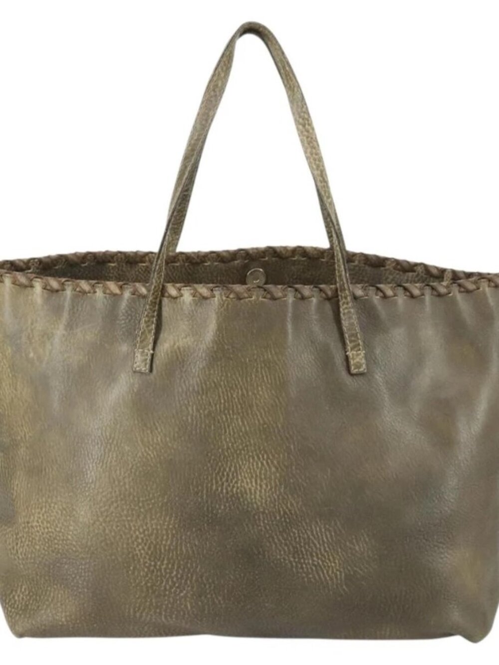 GUCCI Bamboo Shoulder Bag Leather Brown Gold 218499 Auth 161596 - Picture 3 of 16